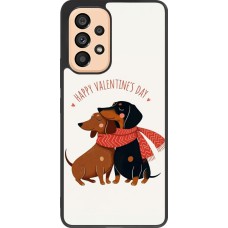 Samsung Galaxy A53 5G Case Hülle - Silikon schwarz Saint Valentines Day 26 Happy Valentine