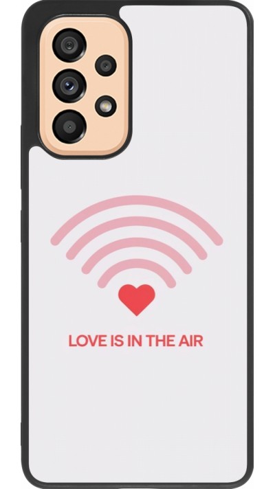 Samsung Galaxy A53 5G Case Hülle - Silikon schwarz Saint Valentines Day 26 Love is in the air