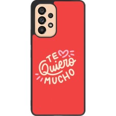 Samsung Galaxy A53 5G Case Hülle - Silikon schwarz Saint Valentines Day 26 Te quiero mucho
