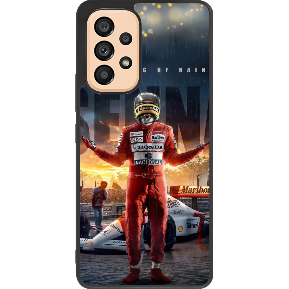 Samsung Galaxy A53 5G Case Hülle - Silikon schwarz Senna The King of Rain