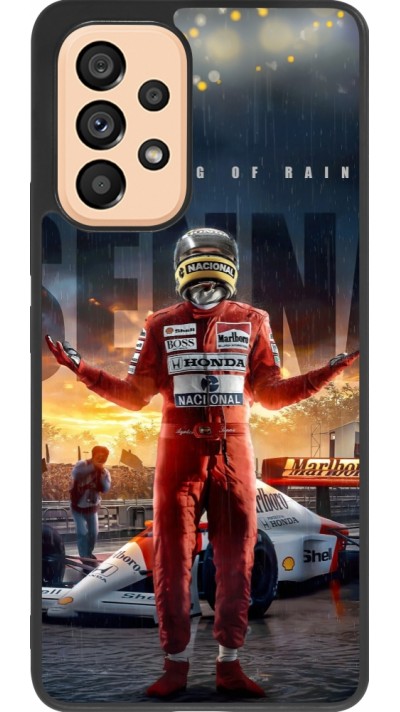 Samsung Galaxy A53 5G Case Hülle - Silikon schwarz Senna The King of Rain