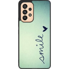 Coque Samsung Galaxy A53 5G - Silicone rigide noir Smile