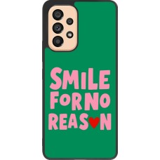 Samsung Galaxy A53 5G Case Hülle - Silikon schwarz Smile for no reason 2026