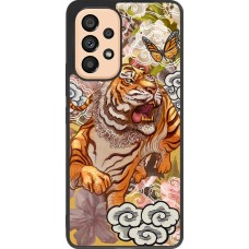 Samsung Galaxy A53 5G Case Hülle - Silikon schwarz Spring 23 japanese tiger