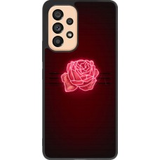 Samsung Galaxy A53 5G Case Hülle - Silikon schwarz Spring 23 neon rose