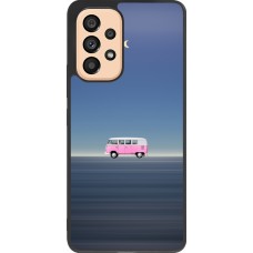 Samsung Galaxy A53 5G Case Hülle - Silikon schwarz Spring 23 pink bus