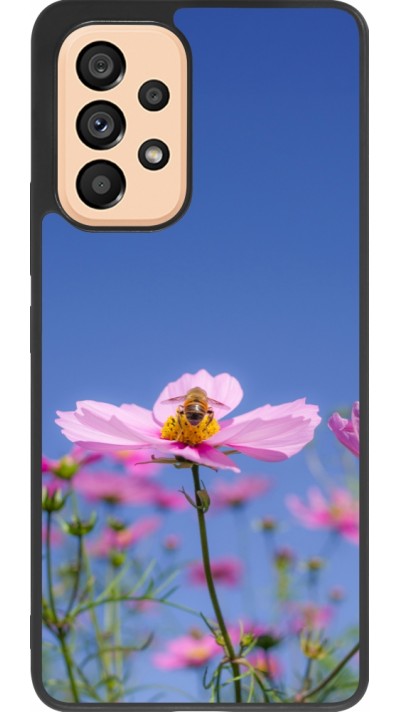 Coque Samsung Galaxy A53 5G - Silicone rigide noir Bee on a flower 2026