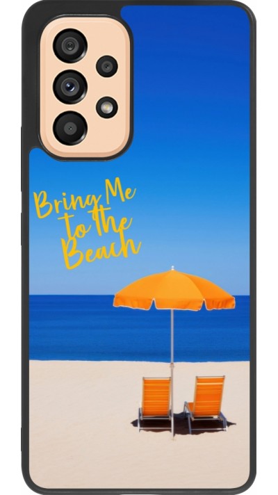 Samsung Galaxy A53 5G Case Hülle - Silikon schwarz Summer 2025 Bring me to the beach