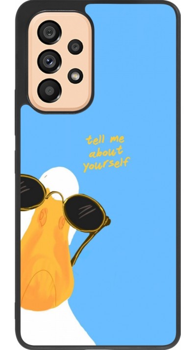 Coque Samsung Galaxy A53 5G - Silicone rigide noir Tell me about yourself Summer 2026