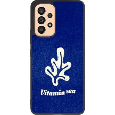 Coque Samsung Galaxy A53 5G - Silicone rigide noir Vitamin sea Summer 2026