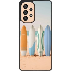 Samsung Galaxy A53 5G Case Hülle - Silikon schwarz Summer surfboard 2025