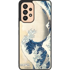 Samsung Galaxy A53 5G Case Hülle - Silikon schwarz Kunstbild - Die große Welle vor Kanagawa - Hokusai