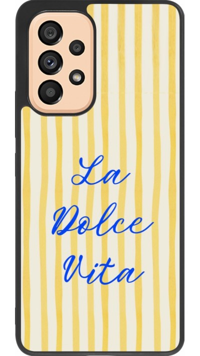 Coque Samsung Galaxy A53 5G - Silicone rigide noir The good life 2026