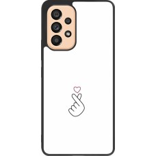 Coque Samsung Galaxy A53 5G - Silicone rigide noir Valentine 2024 heart by Millennials