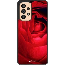 Hülle Samsung Galaxy A53 5G - Silikon schwarz Valentine 2022 Rose