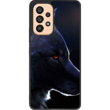 Hülle Samsung Galaxy A53 5G - Silikon schwarz Wolf Shape