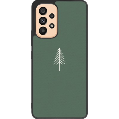 Coque Samsung Galaxy A53 5G - Silicone rigide noir Christmas 22 minimalist tree