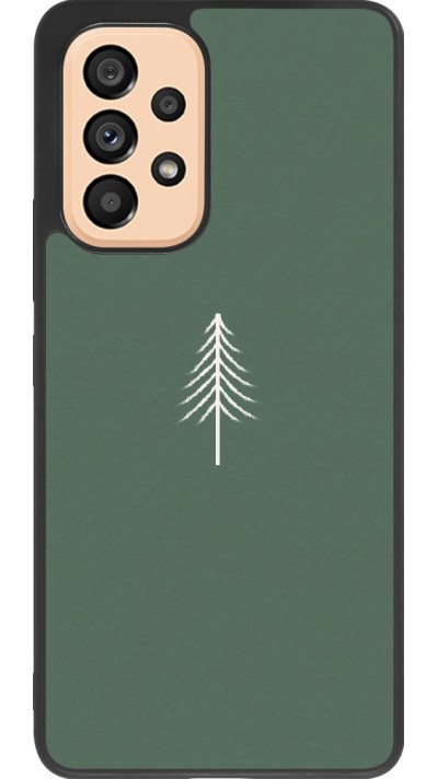 Samsung Galaxy A53 5G Case Hülle - Silikon schwarz Christmas 22 minimalist tree
