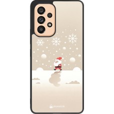 Samsung Galaxy A53 5G Case Hülle - Silikon schwarz Weihnachten 2023 Minimalistischer Weihnachtsmann