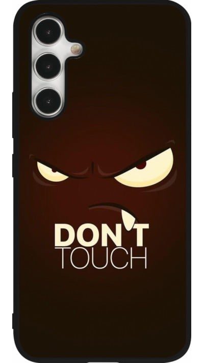 Coque Samsung Galaxy A54 5G - Silicone rigide noir Angry Dont Touch