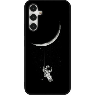 Samsung Galaxy A54 Case Hülle - Silikon schwarz Astro balançoire
