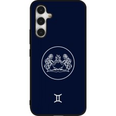 Coque Samsung Galaxy A54 5G - Silicone rigide noir Astrologie Gémeaux