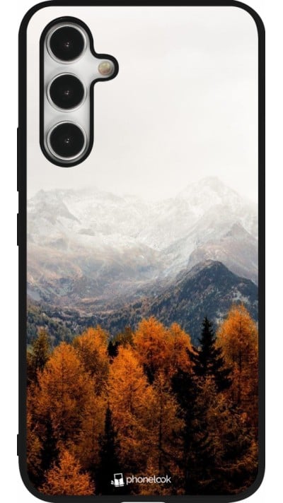 Coque Samsung Galaxy A54 5G - Silicone rigide noir Autumn 21 Forest Mountain