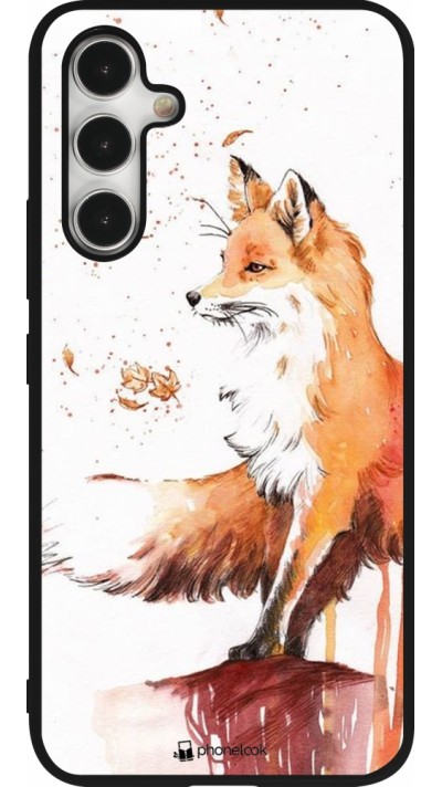 Coque Samsung Galaxy A54 5G - Silicone rigide noir Autumn 21 Fox