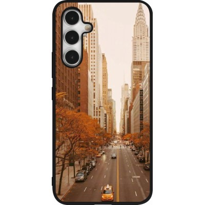 Samsung Galaxy A54 Case Hülle - Silikon schwarz Autumn 2024 New York city