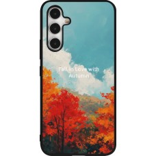 Coque Samsung Galaxy A54 5G - Silicone rigide noir Autumn 25 Fall in love