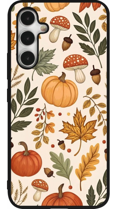 Coque Samsung Galaxy A54 5G - Silicone rigide noir Autumn 25 Autumn pattern