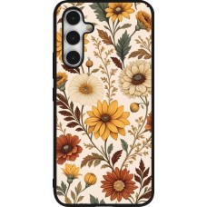Coque Samsung Galaxy A54 5G - Silicone rigide noir Autumn 25 Flower pattern