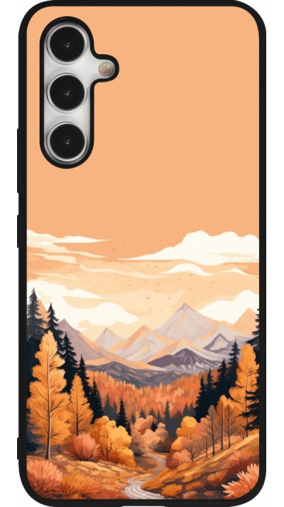 Coque Samsung Galaxy A54 5G - Silicone rigide noir Autumn 25 Mountains