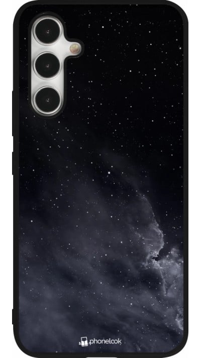 Samsung Galaxy A54 Case Hülle - Silikon schwarz Black Sky Clouds