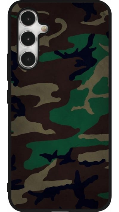 Samsung Galaxy A54 Case Hülle - Silikon schwarz Camouflage 3