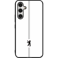 Coque Samsung Galaxy A54 5G - Silicone rigide noir Canton AI blanc