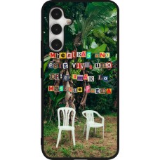 Coque Samsung Galaxy A54 5G - Silicone rigide noir Chairs DTMF