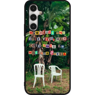 Coque Samsung Galaxy A54 5G - Silicone rigide noir Chairs DTMF