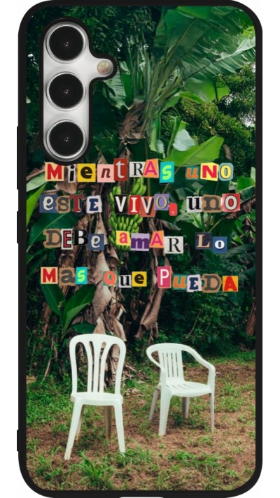 Coque Samsung Galaxy A54 5G - Silicone rigide noir Chairs DTMF