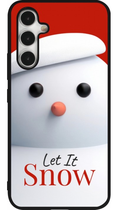 Coque Samsung Galaxy A54 5G - Silicone rigide noir Christmas 25 Xmas Snowman