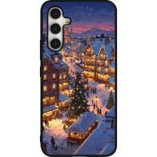 Coque Samsung Galaxy A54 5G - Silicone rigide noir Christmas 25 Xmas Village