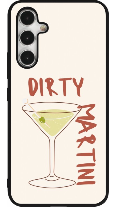 Samsung Galaxy A54 Case Hülle - Silikon schwarz Cocktail Dirty Martini