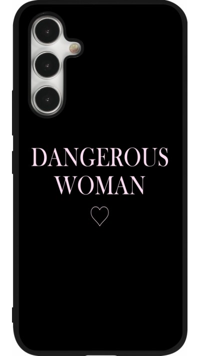 Coque Samsung Galaxy A54 5G - Silicone rigide noir Dangerous woman