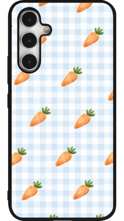 Coque Samsung Galaxy A54 5G - Silicone rigide noir Easter 2026 Pattern carrots