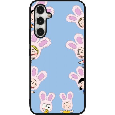 Coque Samsung Galaxy A54 5G - Silicone rigide noir Easter 2026 Snoopy