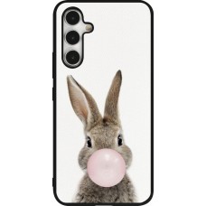 Samsung Galaxy A54 Case Hülle - Silikon schwarz Easter 2023 bubble gum bunny