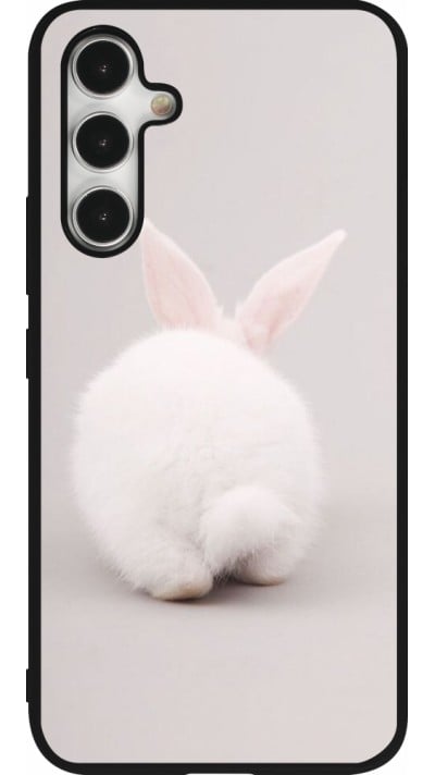 Samsung Galaxy A54 Case Hülle - Silikon schwarz Easter 2024 bunny butt
