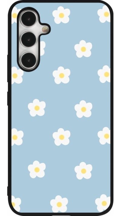 Coque Samsung Galaxy A54 5G - Silicone rigide noir Easter 2024 daisy flower