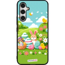 Coque Samsung Galaxy A54 5G - Silicone rigide noir Easter 2025 Green