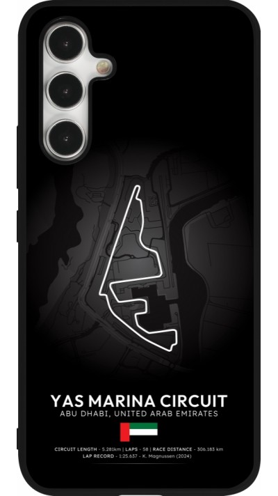 Samsung Galaxy A54 Case Hülle - Silikon schwarz F1 Track 2025 Abu Dhabi